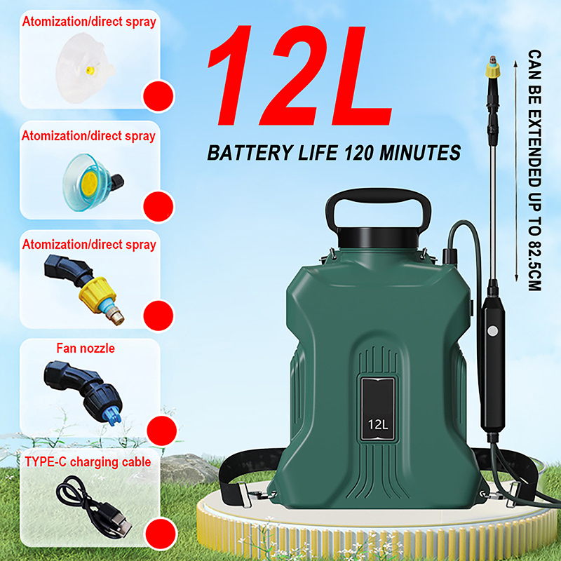 Electric Sprayer Backpack - High Quality 12L Electric Sprayer 2500mAh