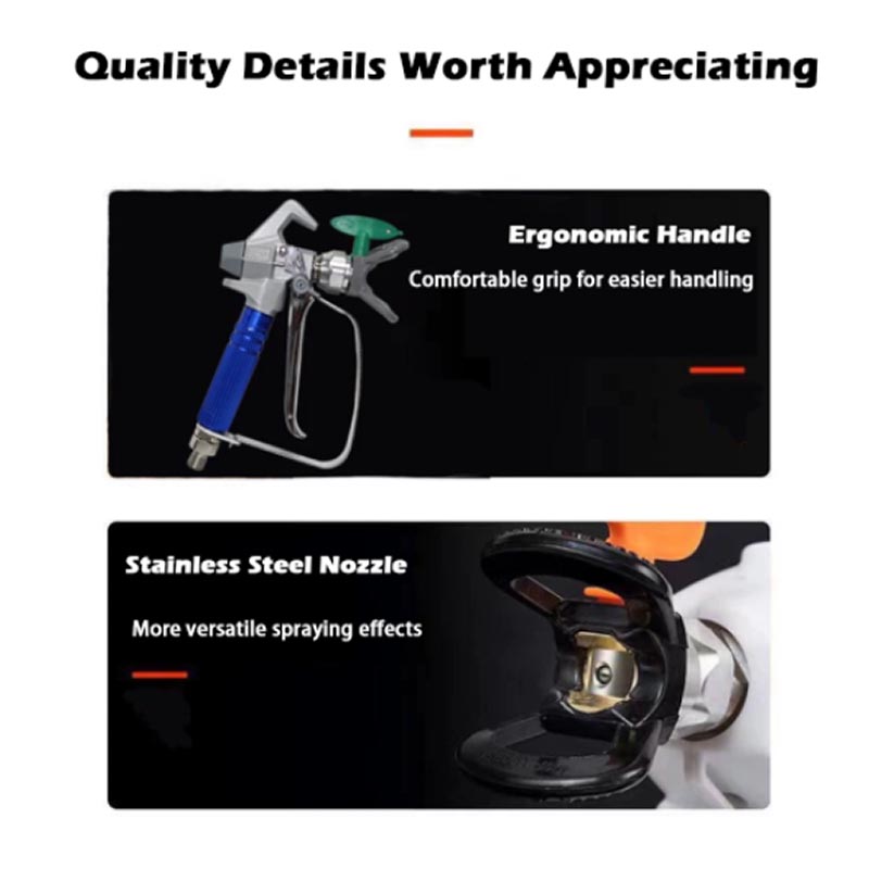 Electric Sprayer Backpack - High-pressure Airless Sprayer Electric Charging Paint