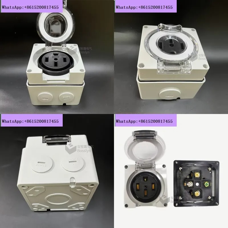 Outdoor Power Receptacle - 1PCS NEMA 14-50R US RV Surface