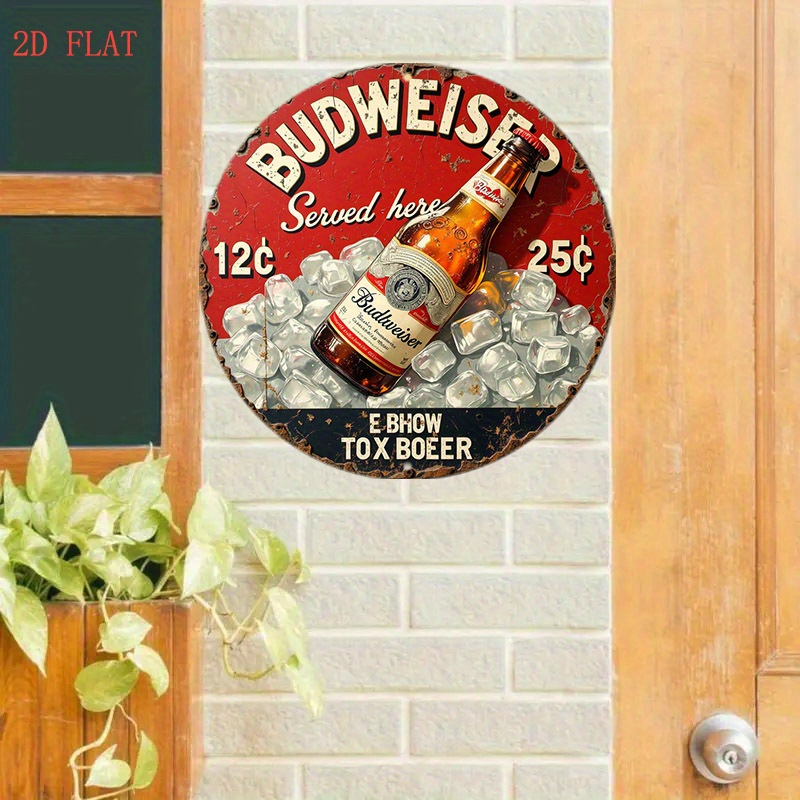 1pc Vintage Beer Logo Metal Wa - огляд і ціна Outdoor Power Bar