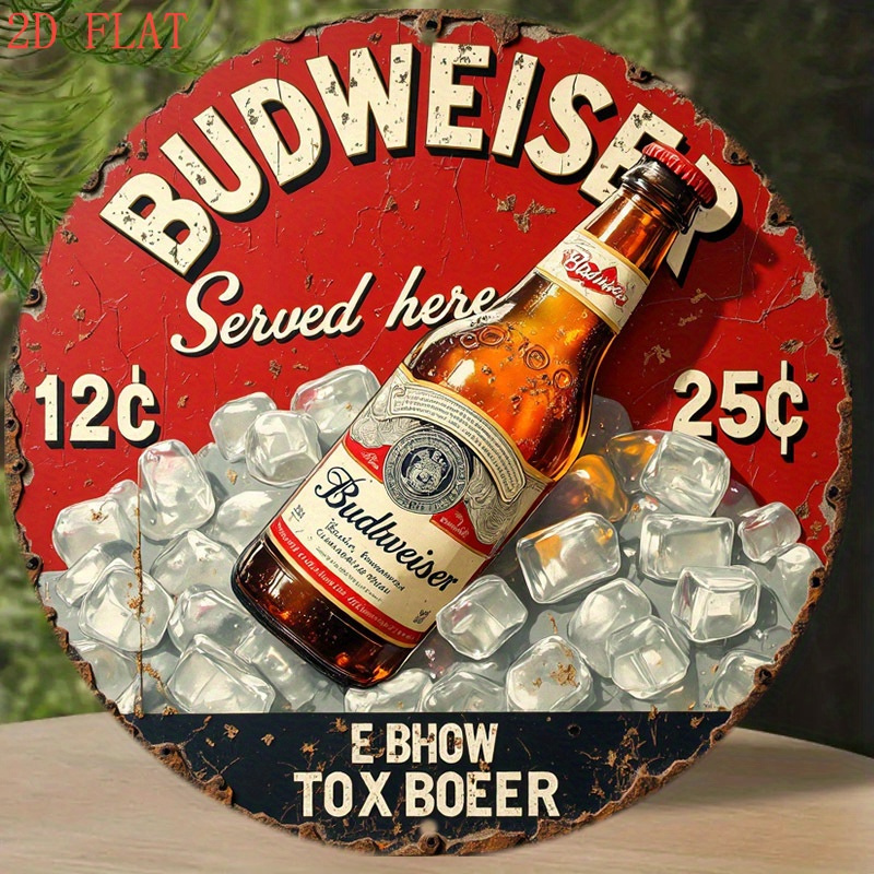 1pc Vintage Beer Logo Metal Wa - огляд і ціна Outdoor Power Bar