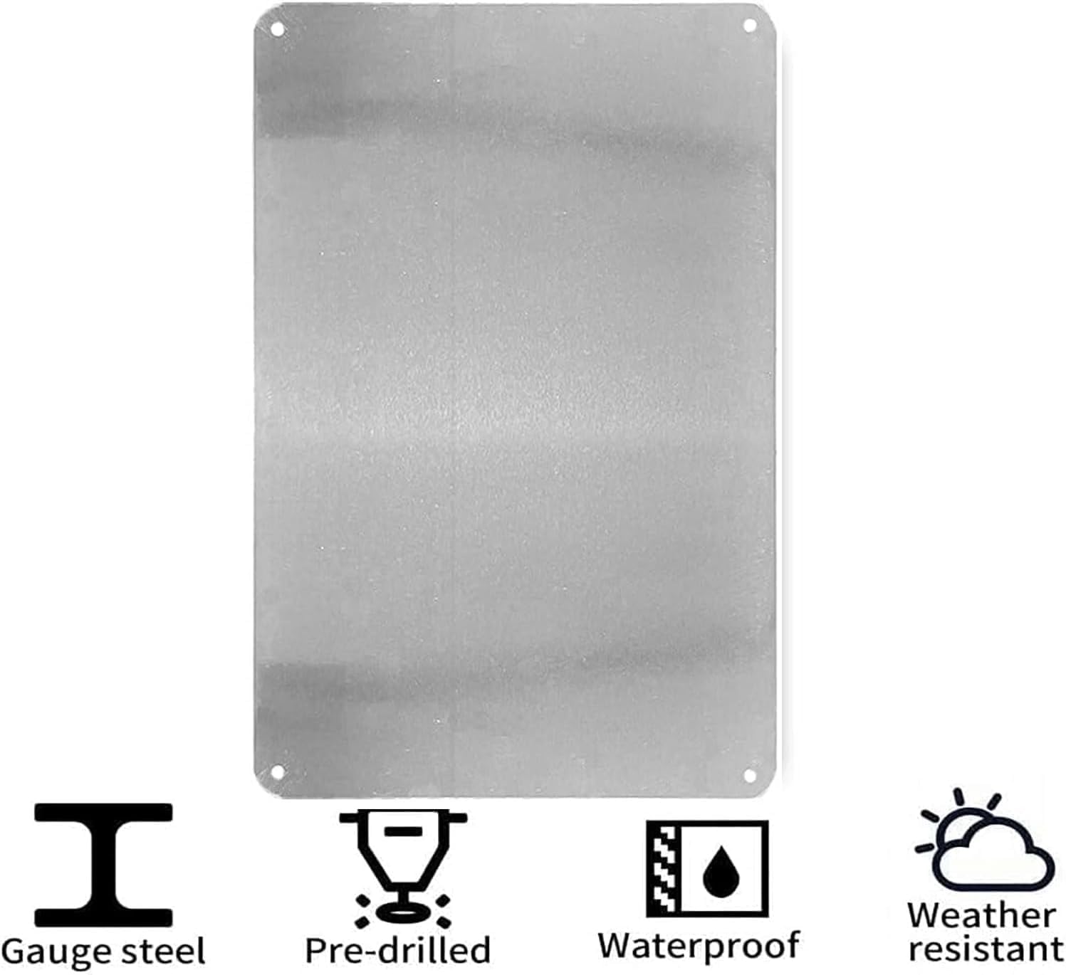 , ,  Metal Wall Sign, Plaque W - огляд і ціна Outdoor Power Bar