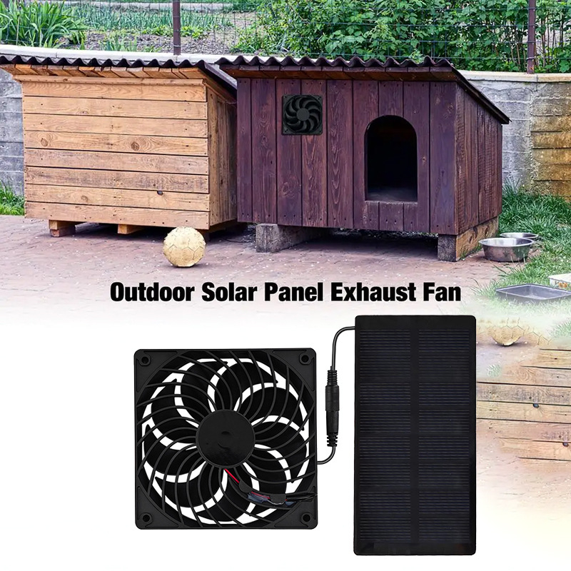 Waterproof Solar Powered 12cm  - огляд і ціна Outdoor Power Vent