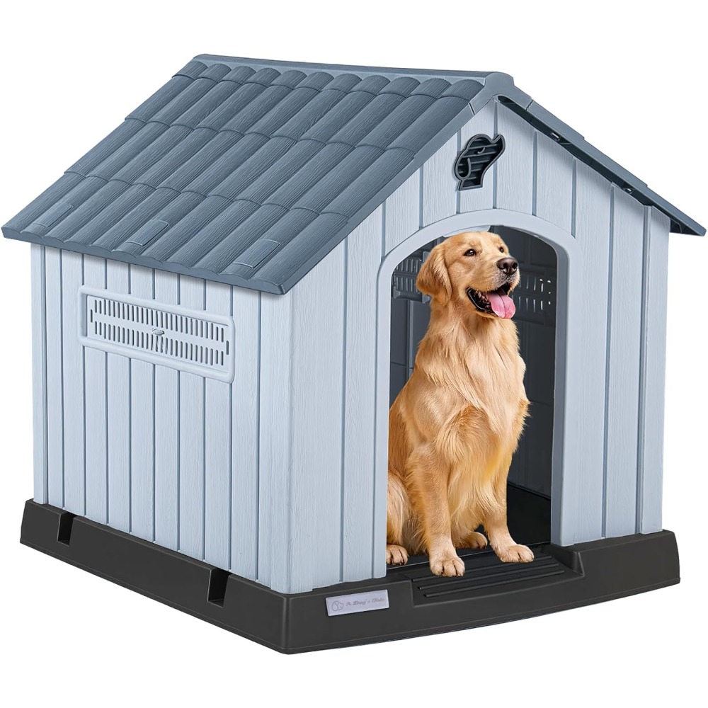 LEMBERI Large Plastic Dog Hous - огляд і ціна Outdoor Power Vent