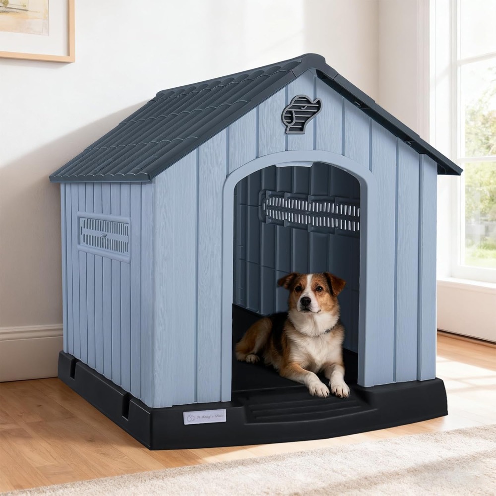 LEMBERI Large Plastic Dog Hous - огляд і ціна Outdoor Power Vent