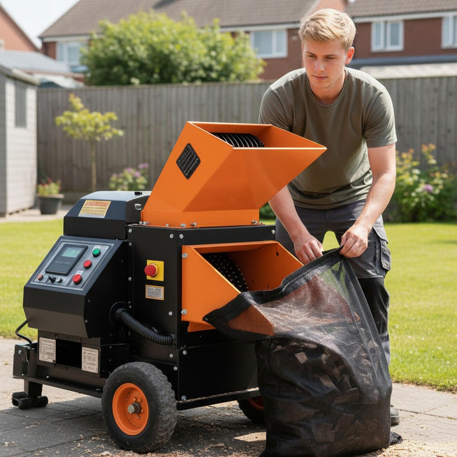 Wood Chipper Collection Bag Me - огляд і ціна Garden Shredder Chipper