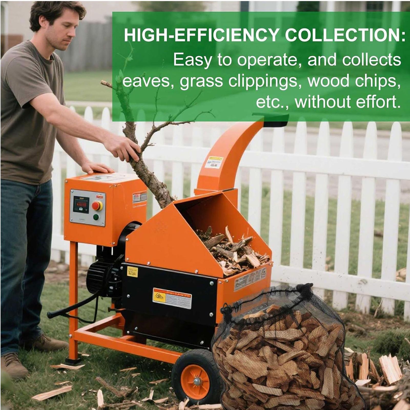 Wood Chipper Collection Bag Me - огляд і ціна Garden Shredder Chipper