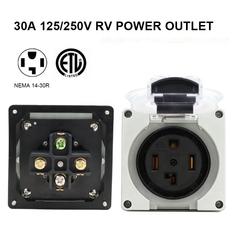 30Amp Power Outlet Box NEMA 14 - огляд і ціна Outdoor Power Receptacle