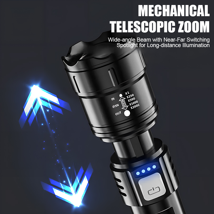 High Power P50 LED Flashlight  - огляд і ціна Outdoor Power Lights