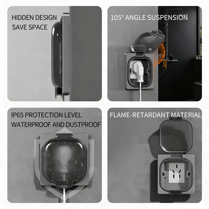 IP65 Waterproof Outdoor Socket - огляд і ціна Outdoor Power Receptacle