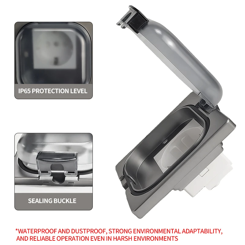 IP65 Waterproof Outdoor Socket - огляд і ціна Outdoor Power Receptacle
