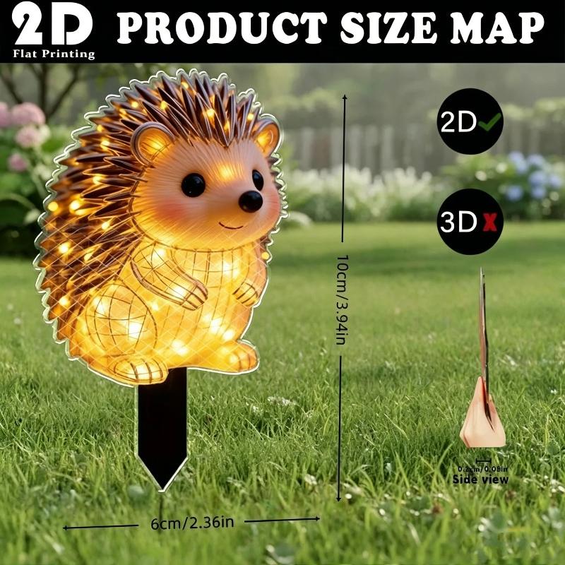 2D Waterproof Solar Powered He - огляд і ціна Outdoor Power Stake