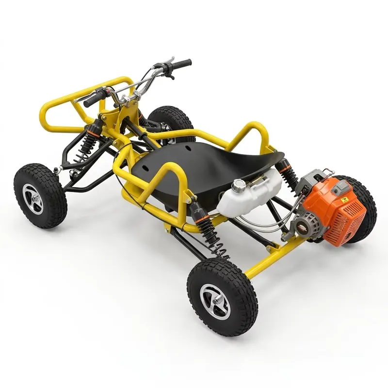 Powered Go Kart for Adults 4 W - огляд і ціна Outdoor Power Wheels