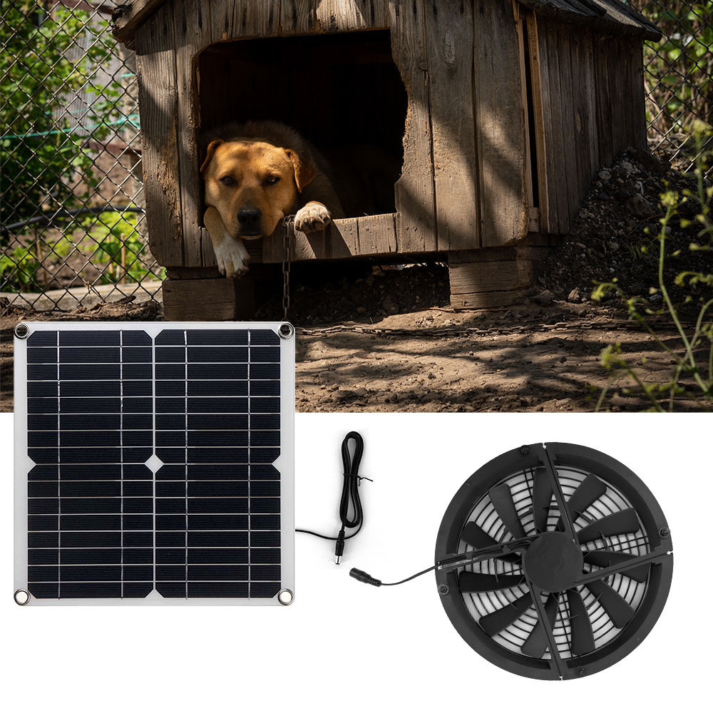15W Solar Powered Exhaust Fan  - огляд і ціна Outdoor Power Vent