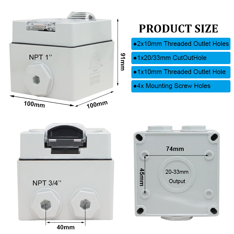125/250V 20A Generator RV Powe - огляд і ціна Outdoor Power Receptacle