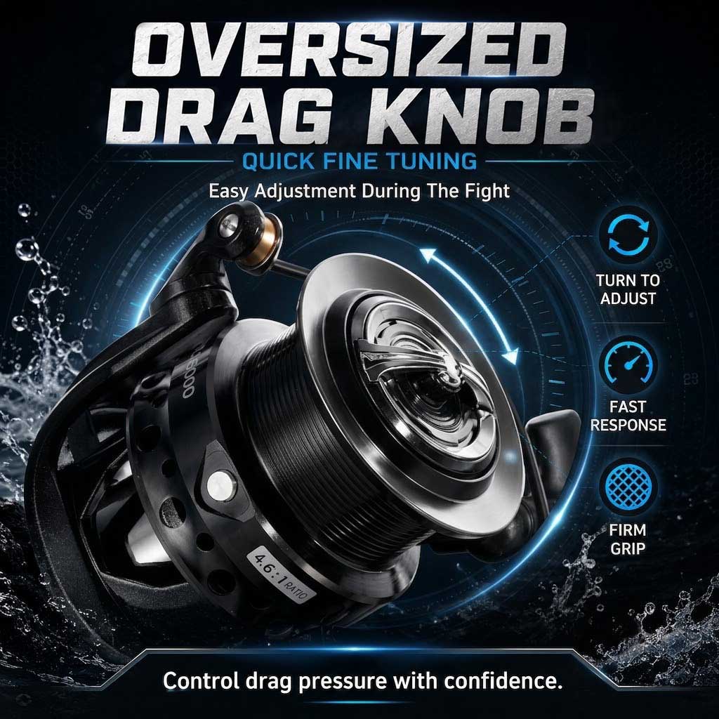 SAMOLLA Dual Brake Spinning Re - огляд і ціна Outdoor Power Reel