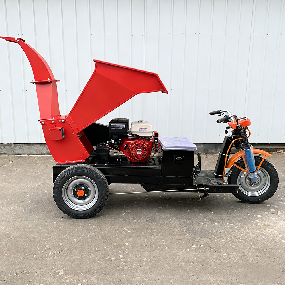 Three-wheel Wood Branch Crushe - огляд і ціна Garden Shredder Chipper