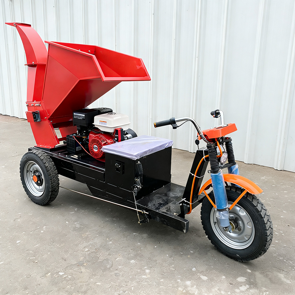 Three-wheel Wood Branch Crushe - огляд і ціна Garden Shredder Chipper