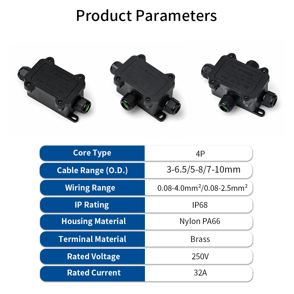 IP68 Waterproof Junction Box 2 - огляд і ціна Outdoor Power Junction