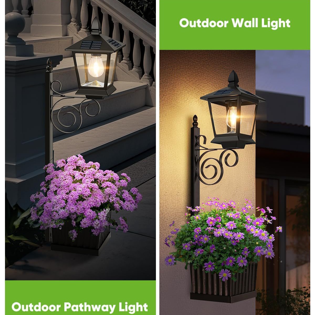 Solar Powered 2-in-1 Flower Po - огляд і ціна Outdoor Power Lights