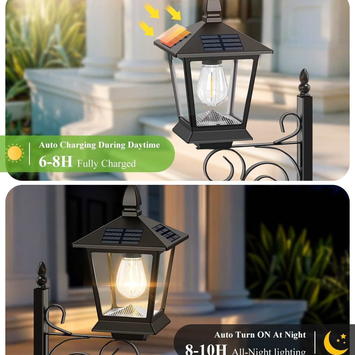 Solar Powered 2-in-1 Flower Po - огляд і ціна Outdoor Power Lights