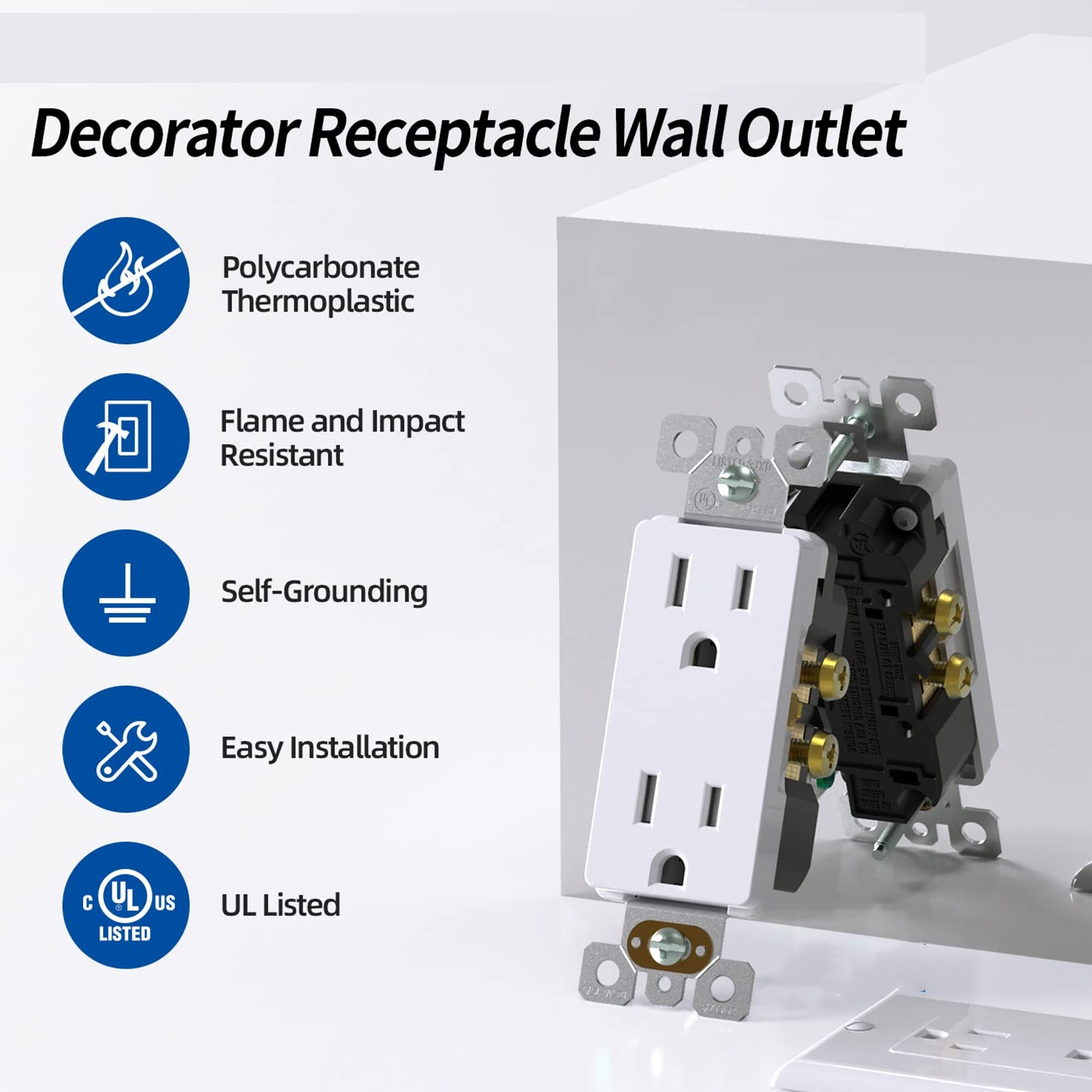 Weatherproof Outlet with Cover - огляд і ціна Outdoor Power Receptacle