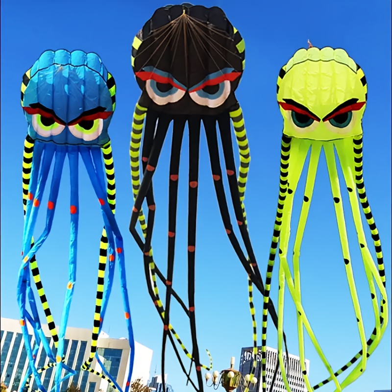 3D 8-Meter Octopus Kite Large  - огляд і ціна Outdoor Power Reel
