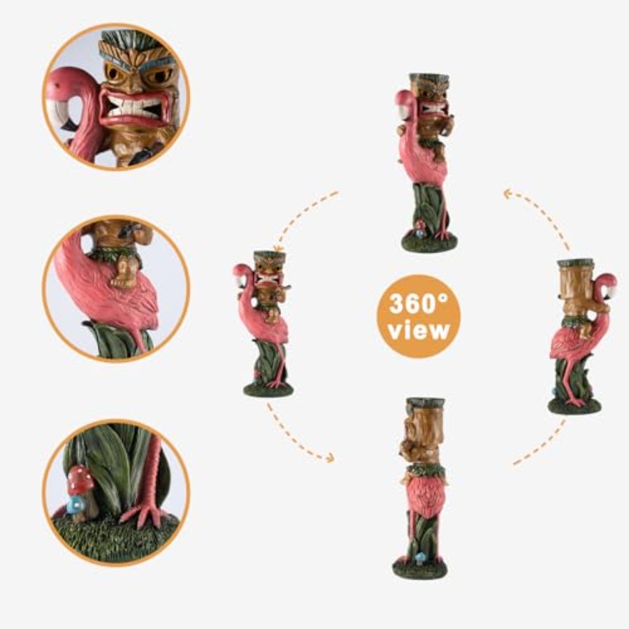 Solar Tiki Statue - Outdoor St - огляд і ціна Outdoor Power Bar