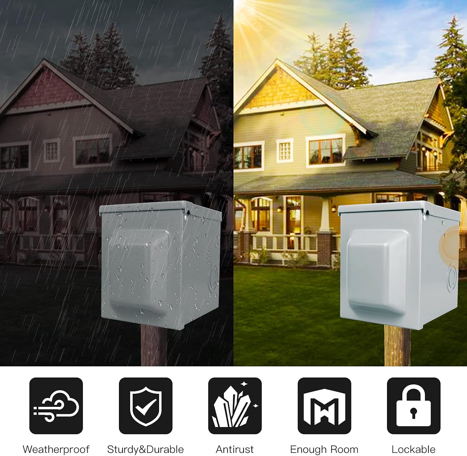 30/50 Amp 125/250 Volt RV Powe - огляд і ціна Outdoor Power Receptacle