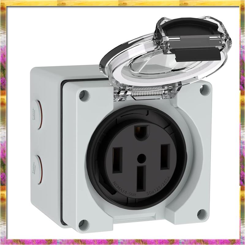 AA46 HOT-50Amp Outdoor Power O - огляд і ціна Outdoor Power Receptacle