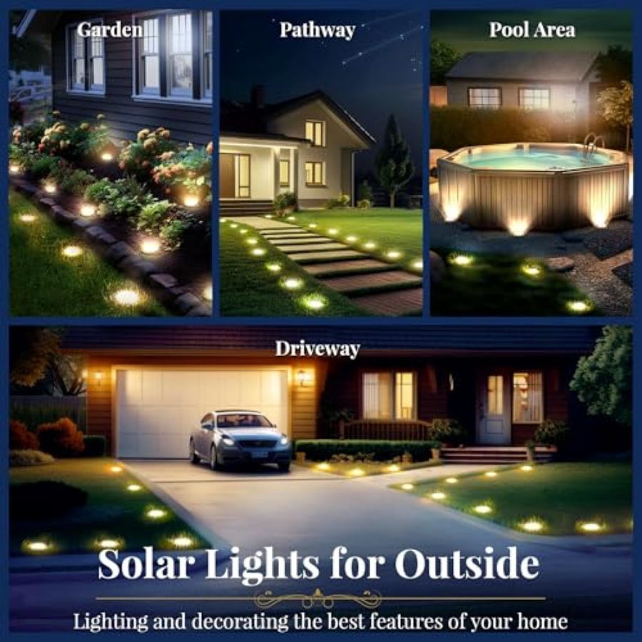 Solar Ground Lights Solar Ligh - огляд і ціна Outdoor Power Lights