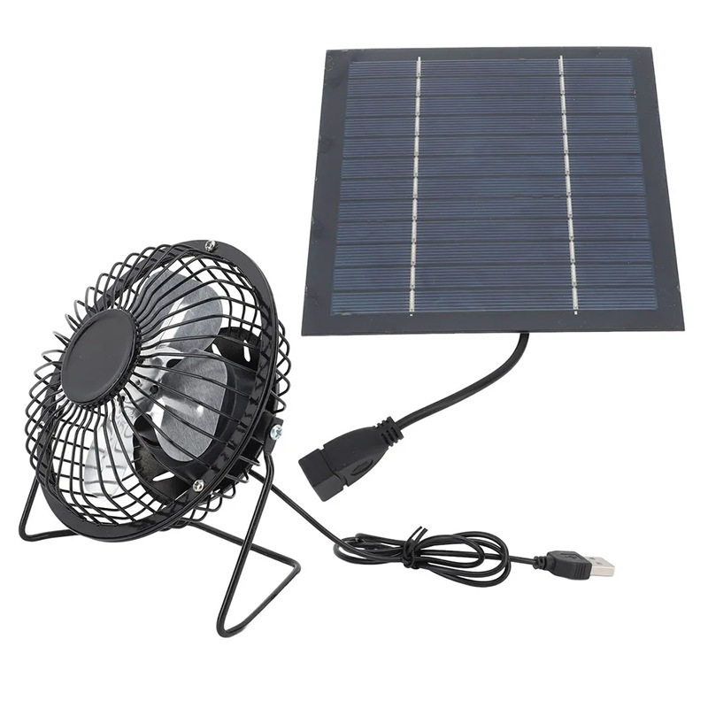 4 Inch DC 5V Fan Solar Powered - огляд і ціна Outdoor Power Vent