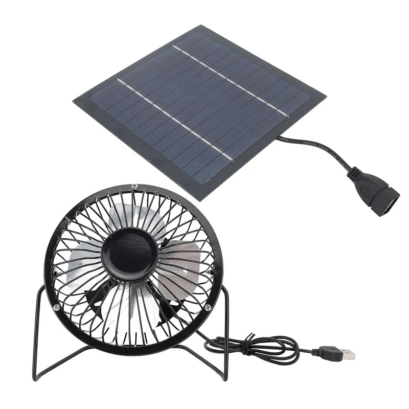 4 Inch DC 5V Fan Solar Powered - огляд і ціна Outdoor Power Vent