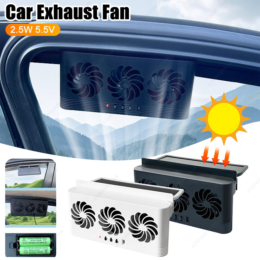 Solar Powered Car Exhaust Fan  - огляд і ціна Outdoor Power Vent