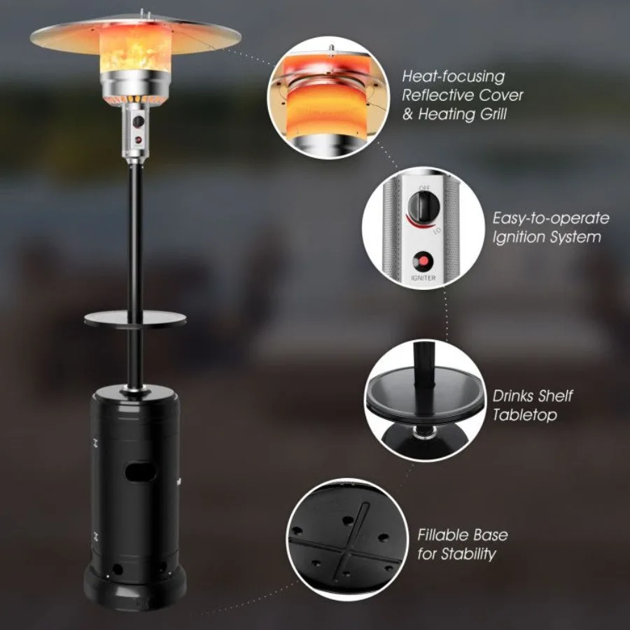 Outdoor heater for patio use,  - огляд і ціна Outdoor Power Wheels
