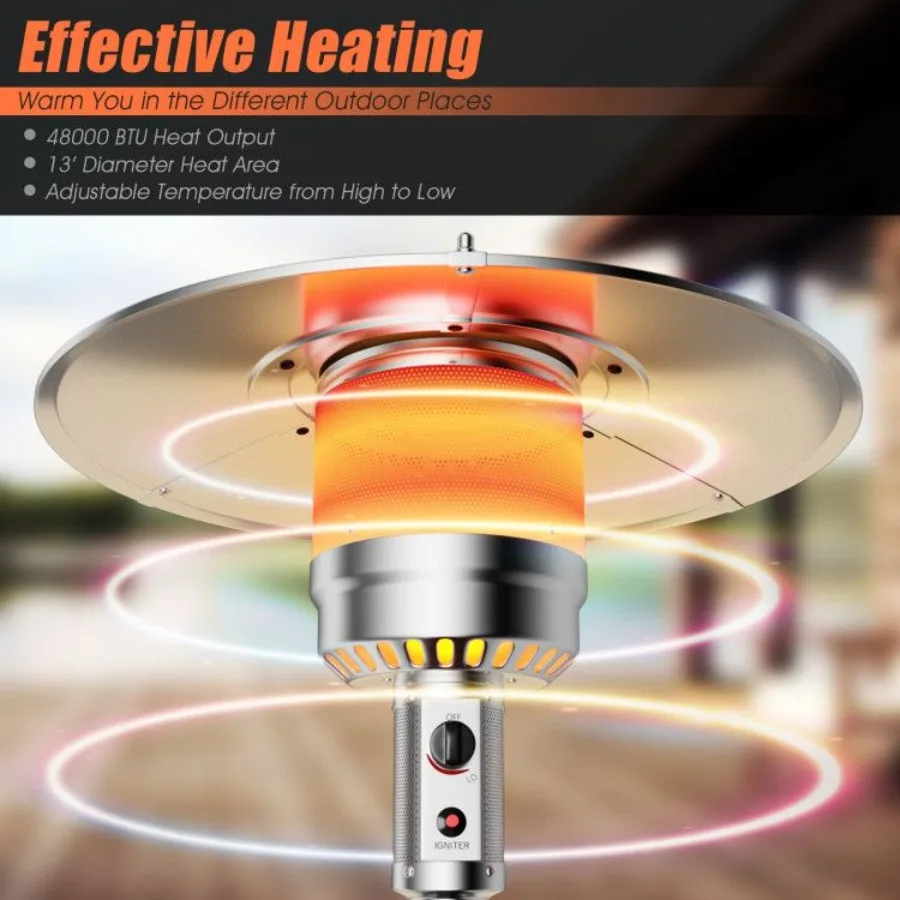 Outdoor heater for patio use,  - огляд і ціна Outdoor Power Wheels